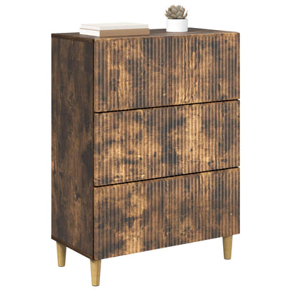 Drawer Cabinet 66 x 34.5 x 90 cm Engineered Wood Smoked Oak
