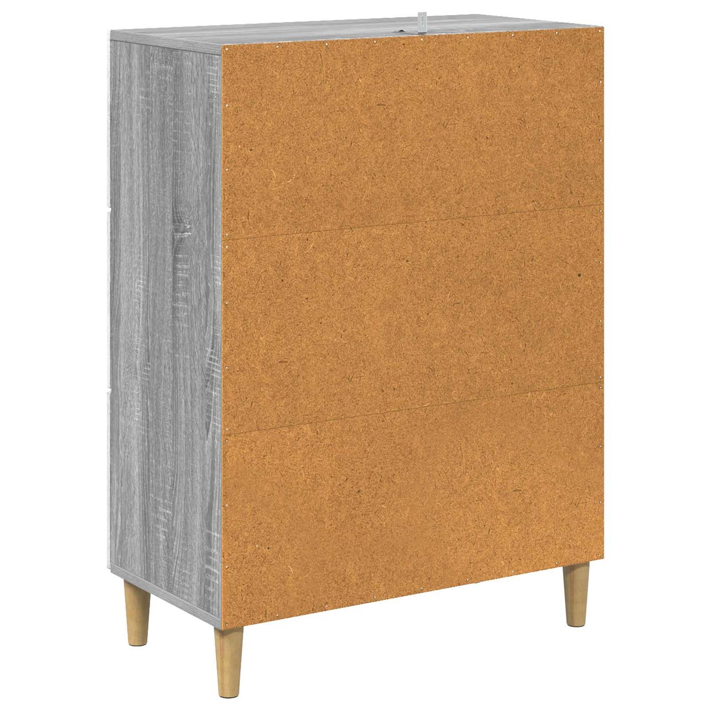 Drawer Cabinet Grey Sonoma 66 x 34.5 x 90 cm Engineered Wood