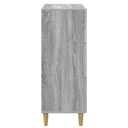 Drawer Cabinet Grey Sonoma 66 x 34.5 x 90 cm Engineered Wood