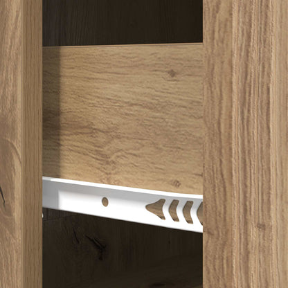 Drawer Cabinet 66 x 34.5 x 90 cm Engineered Wood Artisan Oak