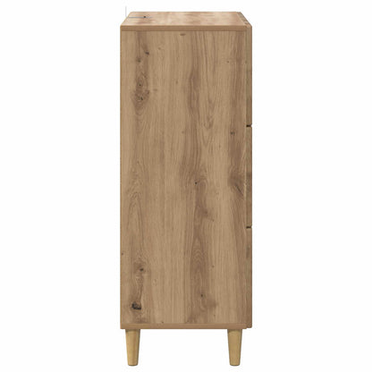 Drawer Cabinet 66 x 34.5 x 90 cm Engineered Wood Artisan Oak