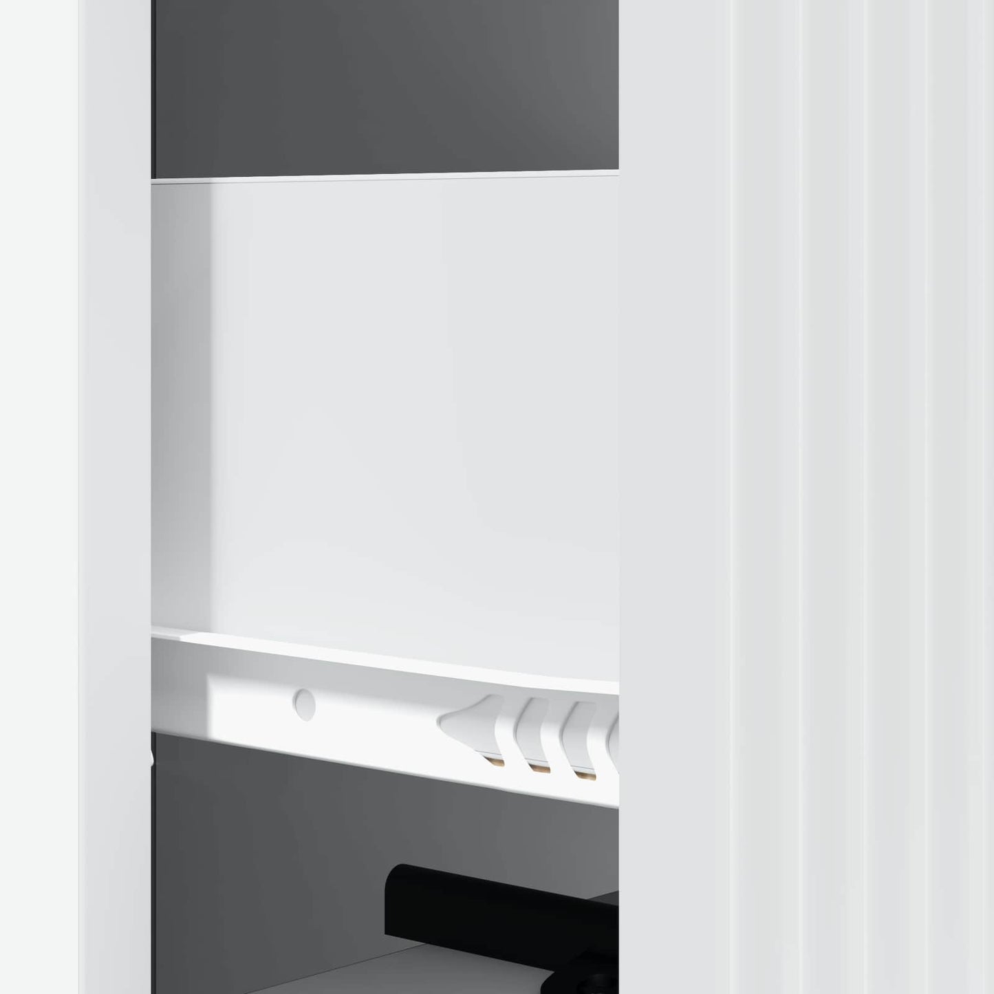 Drawer Cabinet White 33 x 34.5 x 90 cm Engineered Wood