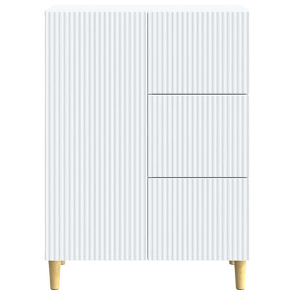 Sideboard with Drawer White 66 x 34.5 x 90 cm Engineered Wood