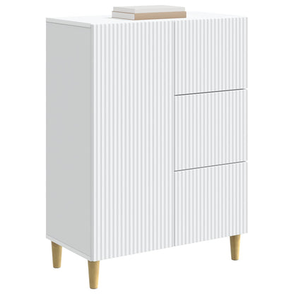 Sideboard with Drawer White 66 x 34.5 x 90 cm Engineered Wood