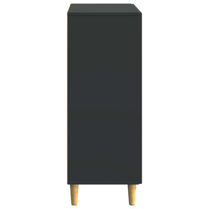 Sideboard with Drawer Black 66 x 34.5 x 90 cm Engineered Wood