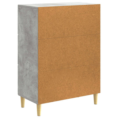 Sideboard Concrete Grey 66 x 34.5 x 90 cm Engineered Wood