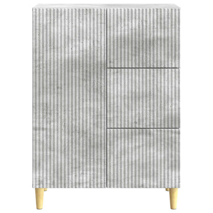 Sideboard Concrete Grey 66 x 34.5 x 90 cm Engineered Wood