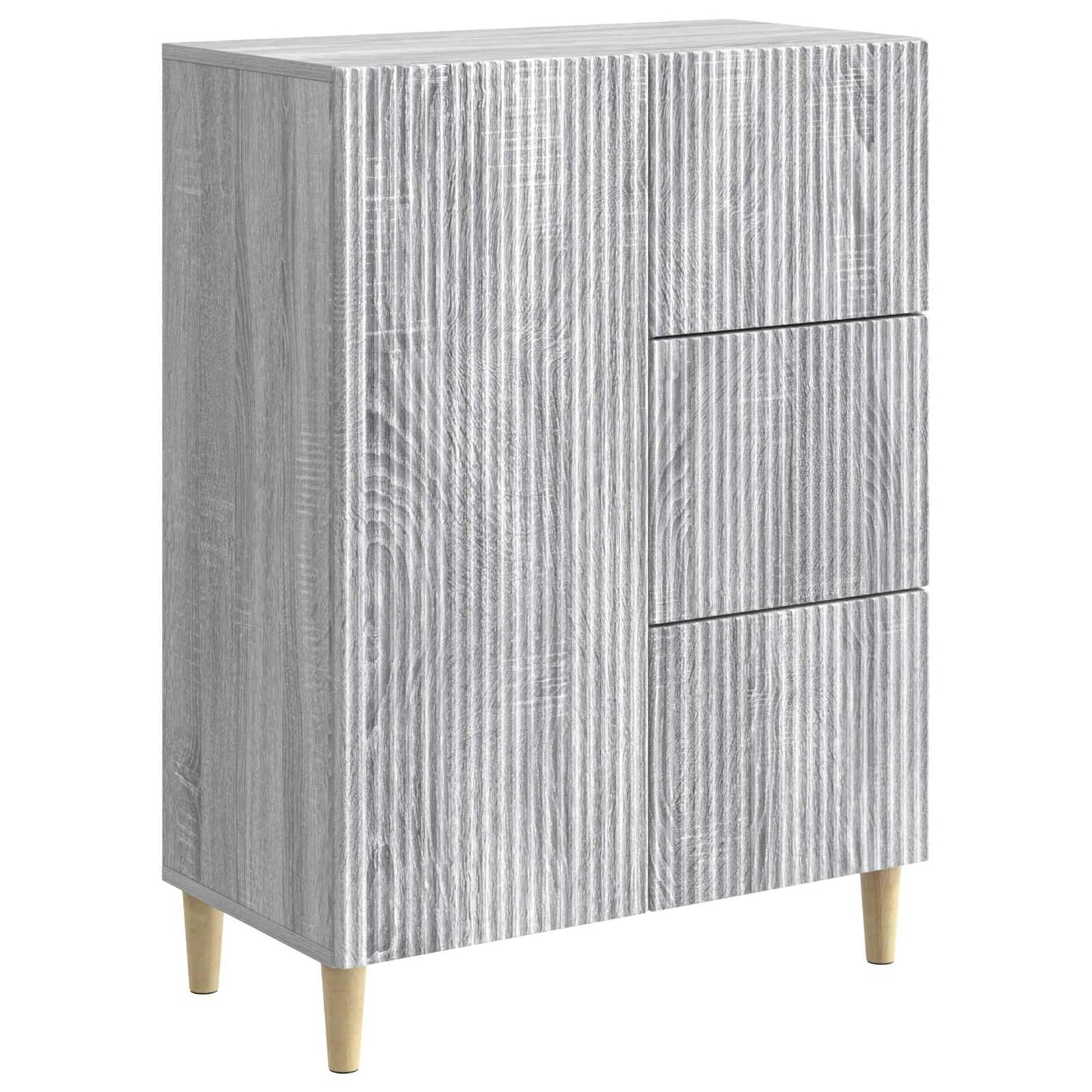 Sideboard Grey Sonoma 66 x 34.5 x 90 cm Engineered Wood