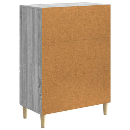 Sideboard Grey Sonoma 66 x 34.5 x 90 cm Engineered Wood