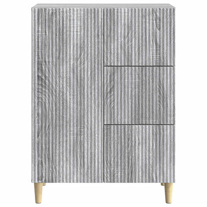 Sideboard Grey Sonoma 66 x 34.5 x 90 cm Engineered Wood