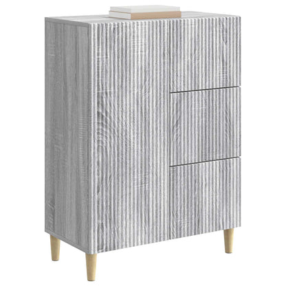 Sideboard Grey Sonoma 66 x 34.5 x 90 cm Engineered Wood
