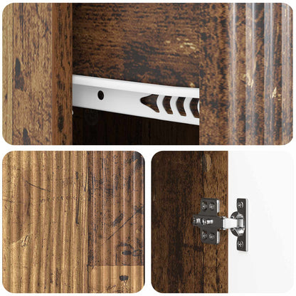 Sideboard Old Wood 66 x 34.5 x 90 cm Engineered Wood