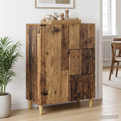 Sideboard Old Wood 66 x 34.5 x 90 cm Engineered Wood