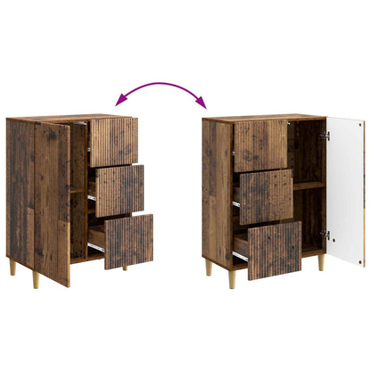 Sideboard Old Wood 66 x 34.5 x 90 cm Engineered Wood