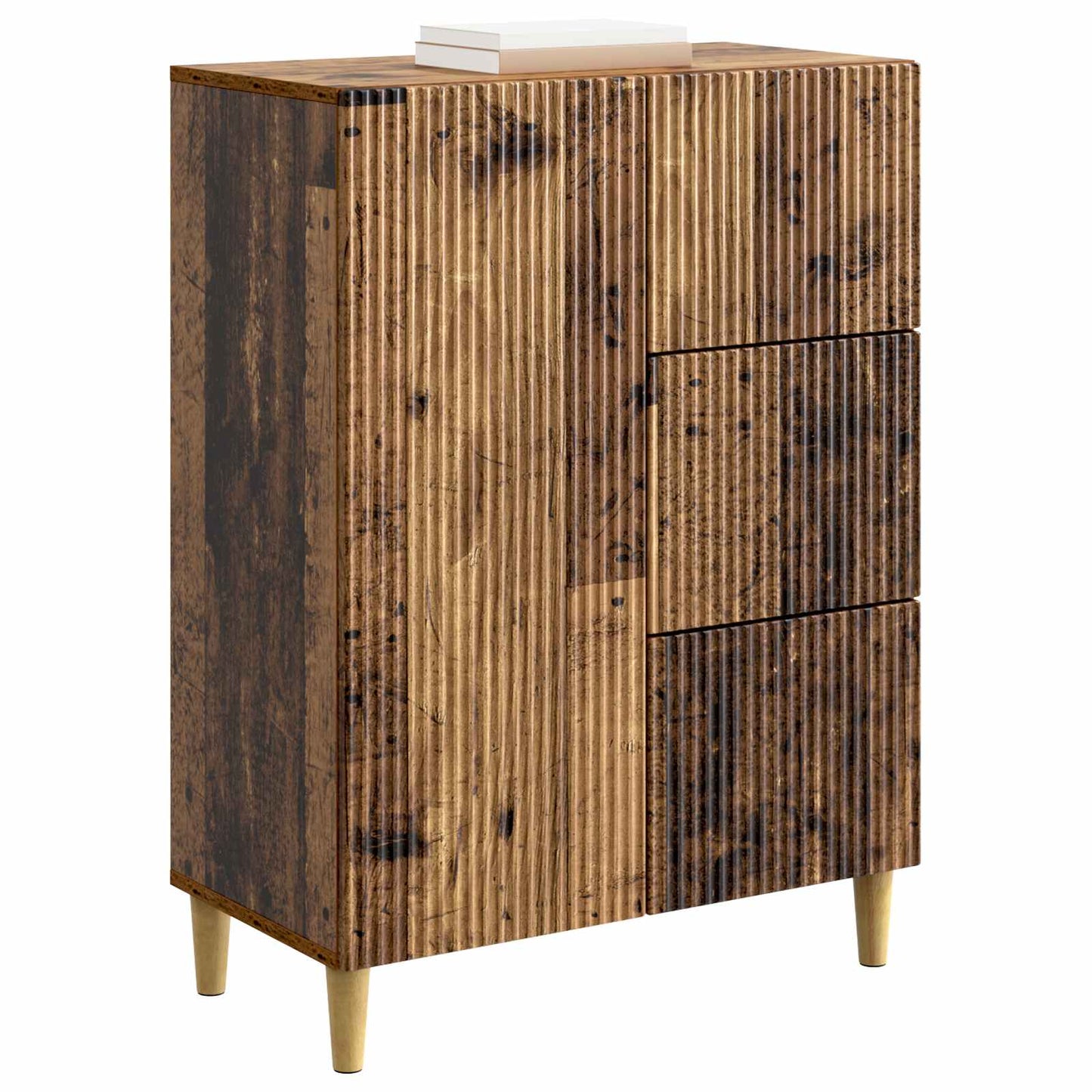 Sideboard Old Wood 66 x 34.5 x 90 cm Engineered Wood