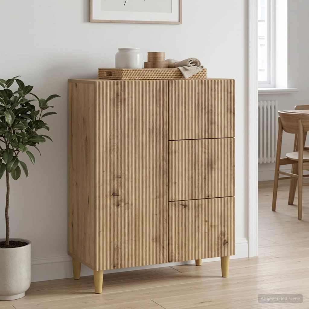 Sideboard Artisan Oak 66 x 34.5 x 90 cm Engineered Wood