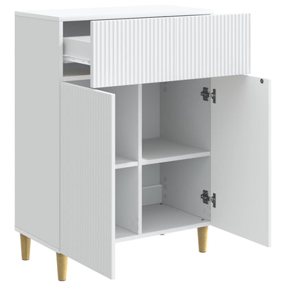 Sideboard with Drawer White 66 x 34.5 x 90 cm Engineered Wood