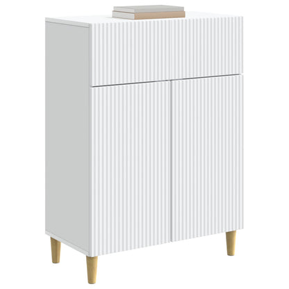 Sideboard with Drawer White 66 x 34.5 x 90 cm Engineered Wood