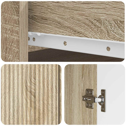 Sideboard Sonoma Oak 66 x 34.5 x 90 cm Engineered Wood
