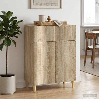 Sideboard Sonoma Oak 66 x 34.5 x 90 cm Engineered Wood