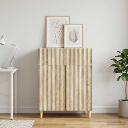 Sideboard Sonoma Oak 66 x 34.5 x 90 cm Engineered Wood