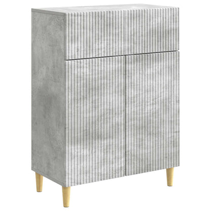 Sideboard Concrete Grey 66 x 34.5 x 90 cm Engineered Wood