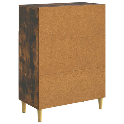 Sideboard Smoked Oak 66 x 34.5 x 90 cm Engineered Wood