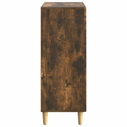 Sideboard Smoked Oak 66 x 34.5 x 90 cm Engineered Wood