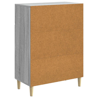 Sideboard Grey Sonoma 66 x 34.5 x 90 cm Engineered Wood
