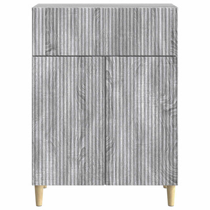Sideboard Grey Sonoma 66 x 34.5 x 90 cm Engineered Wood