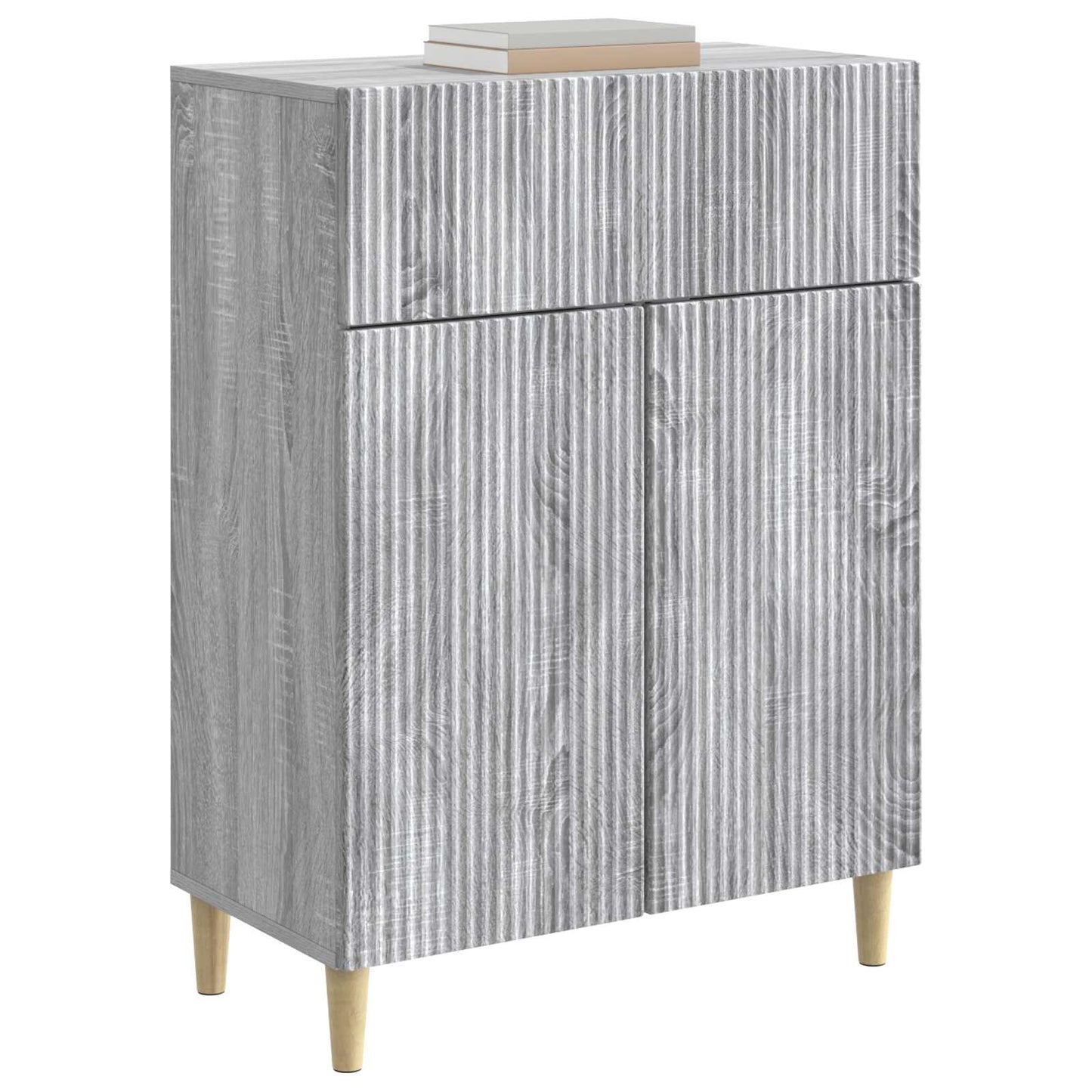 Sideboard Grey Sonoma 66 x 34.5 x 90 cm Engineered Wood
