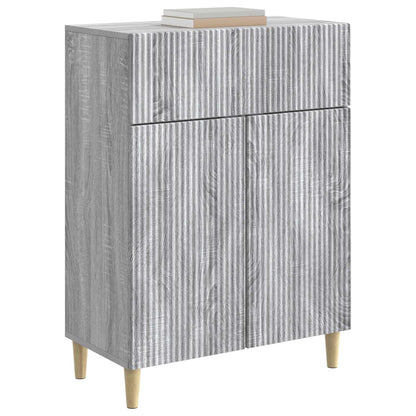 Sideboard Grey Sonoma 66 x 34.5 x 90 cm Engineered Wood