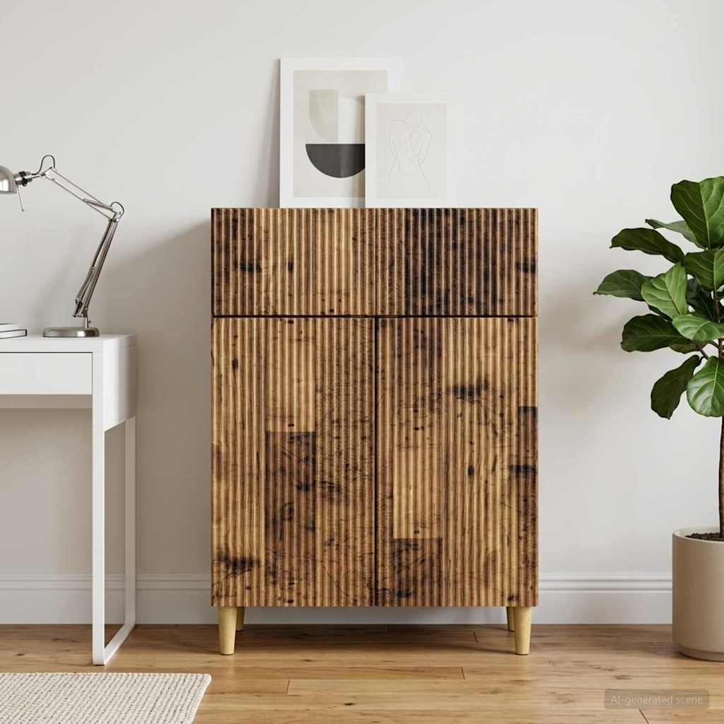 Sideboard Old Wood 66 x 34.5 x 90 cm Engineered Wood
