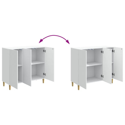 Sideboard White 89 x 34.5 x 80 cm Engineered Wood