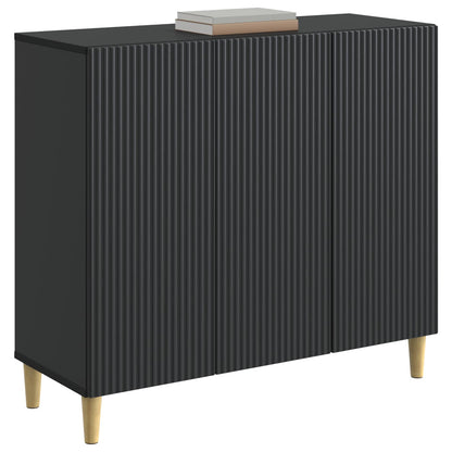 Sideboard Black 89 x 34.5 x 80 cm Engineered Wood
