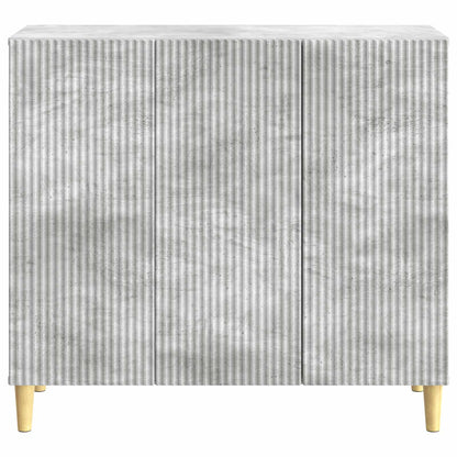 Sideboard Concrete Grey 89 x 34.5 x 80 cm Engineered Wood