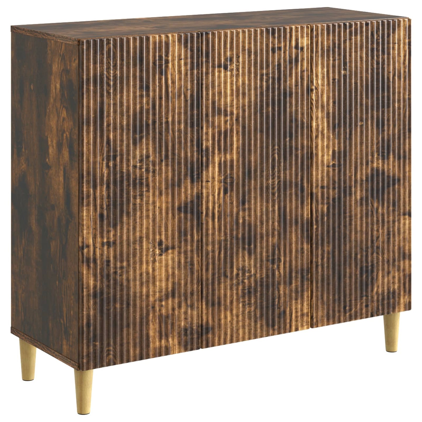 Sideboard Smoked Oak 89 x 34.5 x 80 cm Engineered Wood