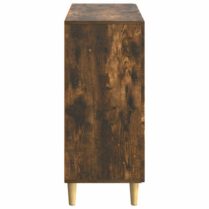 Sideboard Smoked Oak 89 x 34.5 x 80 cm Engineered Wood