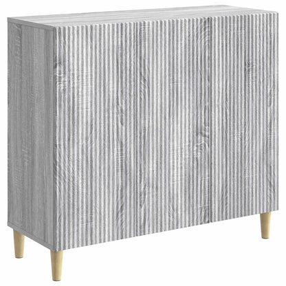 Sideboard Grey Sonoma 89 x 34.5 x 80 cm Engineered Wood