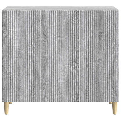 Sideboard Grey Sonoma 89 x 34.5 x 80 cm Engineered Wood