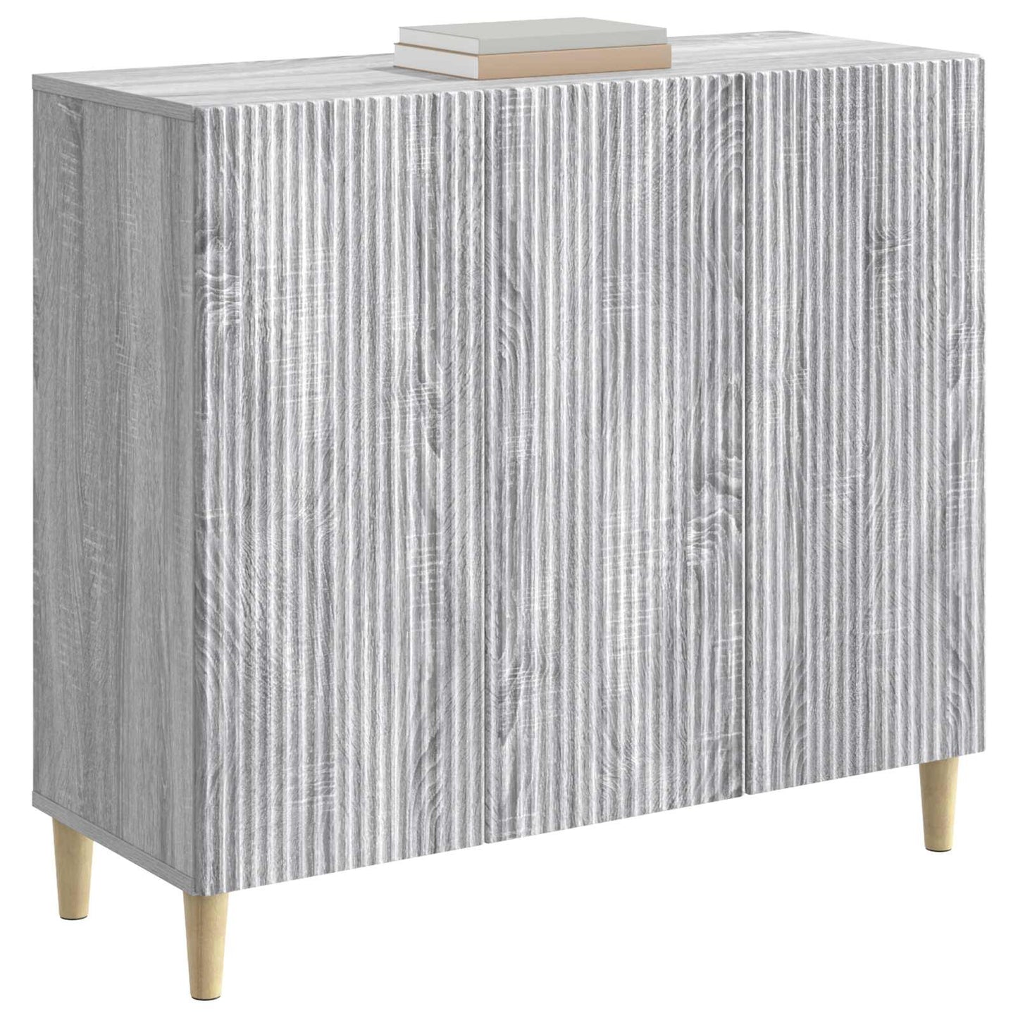 Sideboard Grey Sonoma 89 x 34.5 x 80 cm Engineered Wood