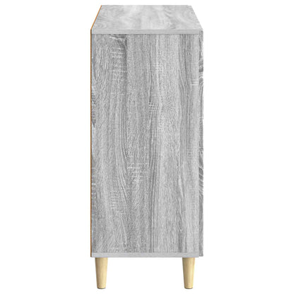 Sideboard Grey Sonoma 89 x 34.5 x 80 cm Engineered Wood