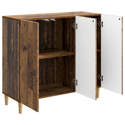 Sideboard Old Wood 89 x 34.5 x 80 cm Engineered Wood