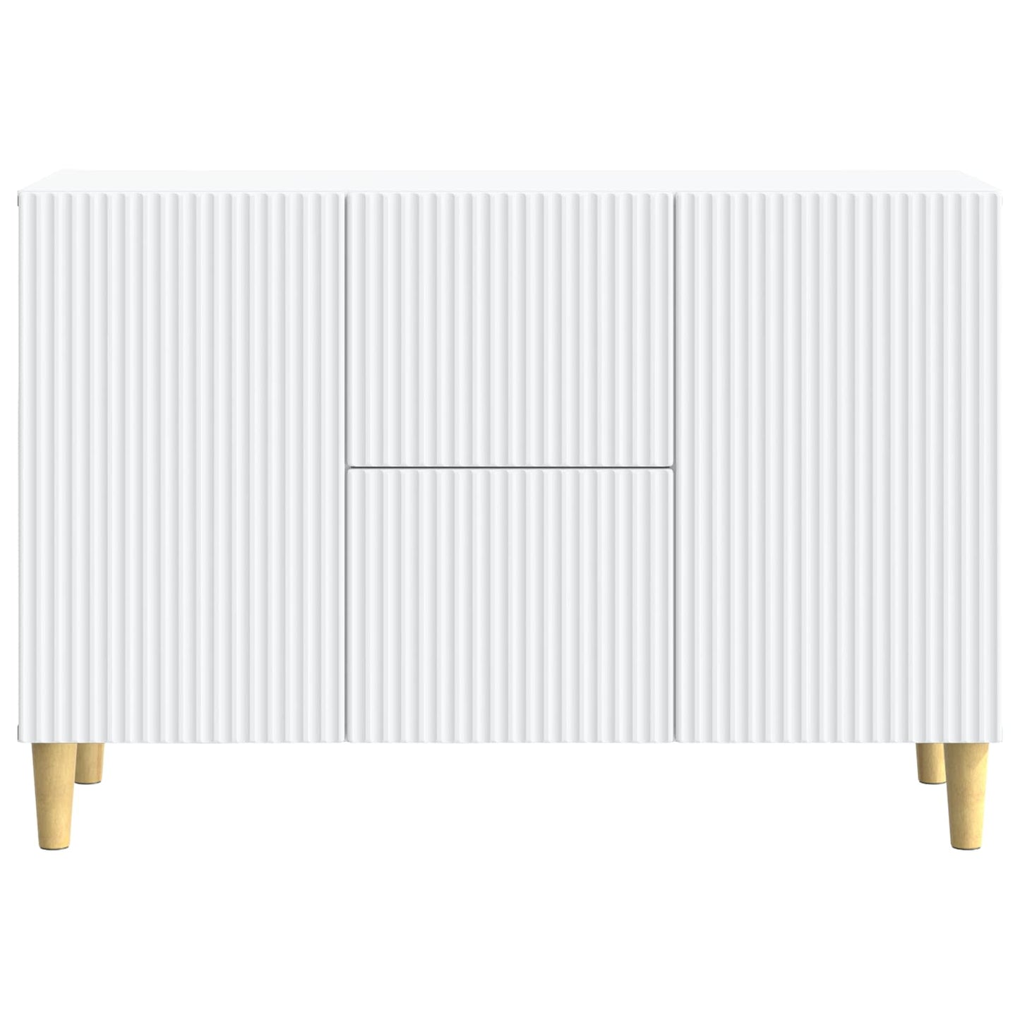 Sideboard with Drawer White 89 x 34.5 x 60 cm Engineered Wood
