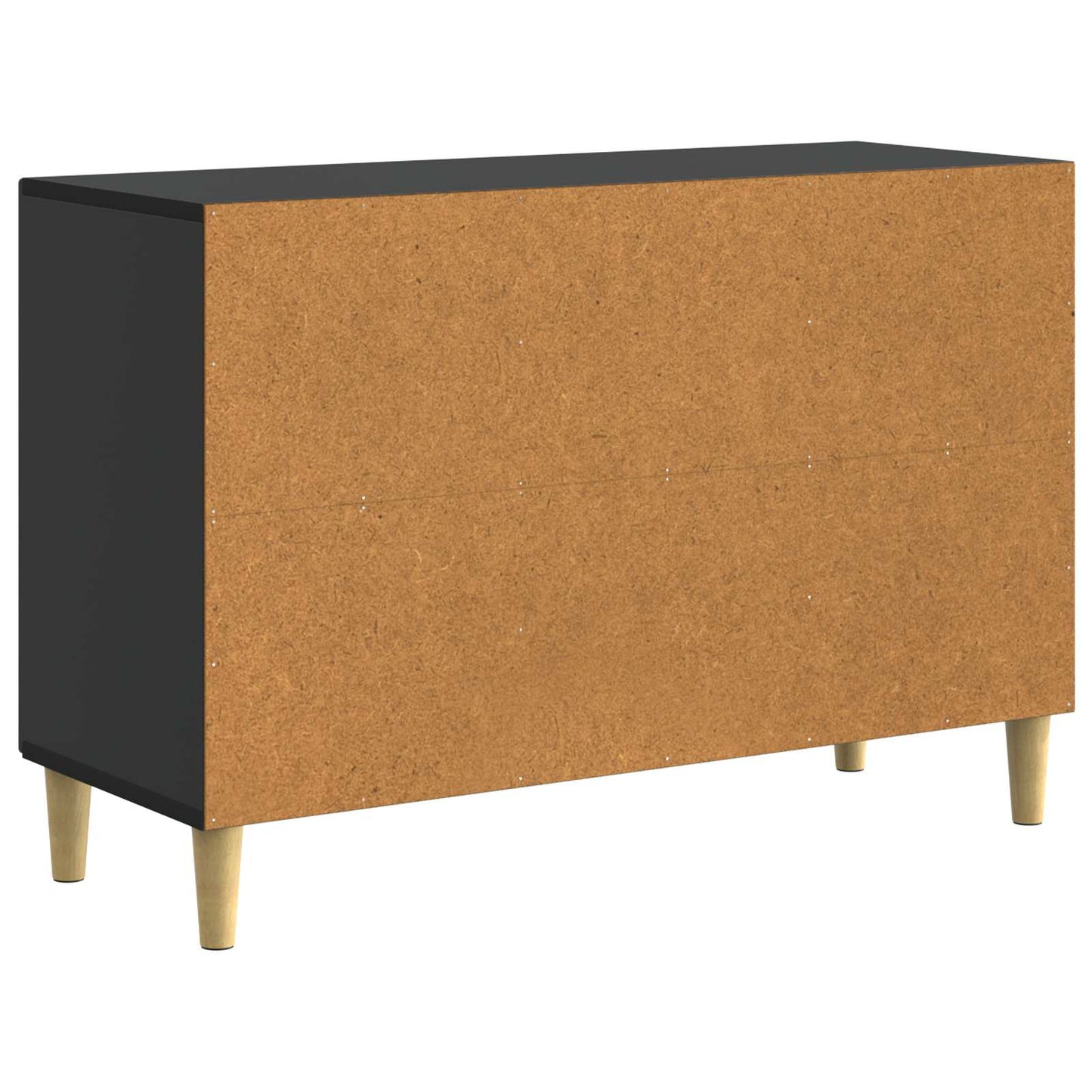 Sideboard with Drawer Black 89 x 34.5 x 60 cm Engineered Wood