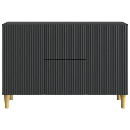 Sideboard with Drawer Black 89 x 34.5 x 60 cm Engineered Wood