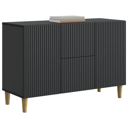 Sideboard with Drawer Black 89 x 34.5 x 60 cm Engineered Wood