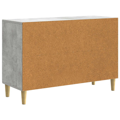 Sideboard Concrete Grey 89 x 34.5 x 60 cm Engineered Wood