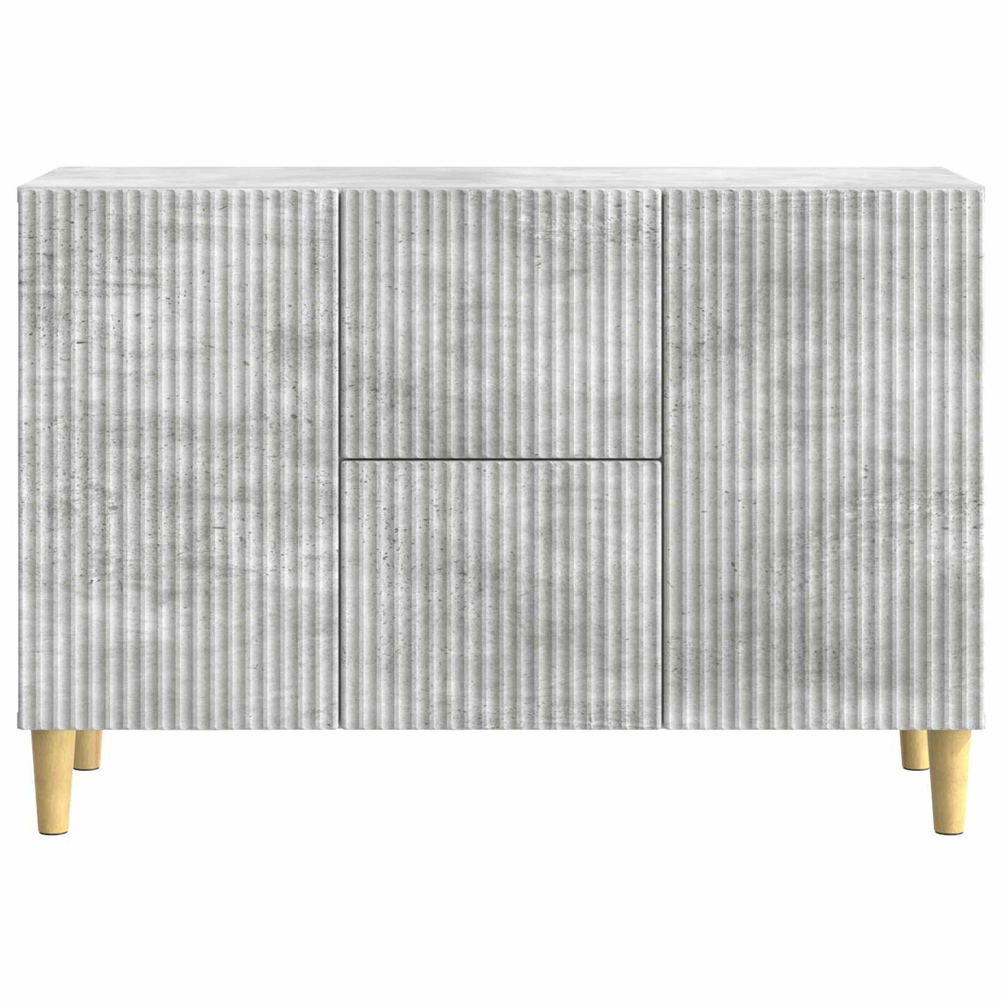 Sideboard Concrete Grey 89 x 34.5 x 60 cm Engineered Wood