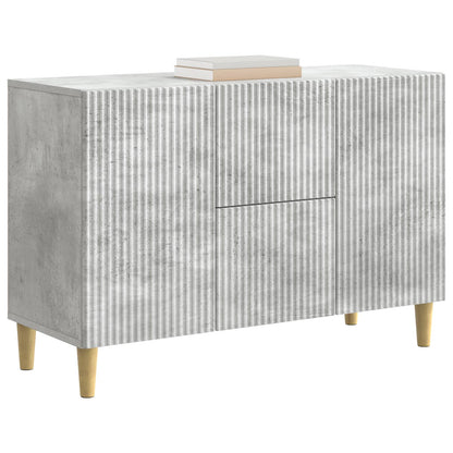Sideboard Concrete Grey 89 x 34.5 x 60 cm Engineered Wood